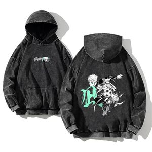 Sudaderas con capucha de lavado ácido de peso pesado de algodón 100% de Venta caliente para hombres, fabricantes de ropa, sudaderas con capucha lavadas con ácido de bajo precio para hombres - Product Image 2