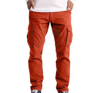 Pantalon de travail professionnel pour homme, confortable, 100% coton, léger, taille mi-haute, multi-poches, séchage rapide, respirant, OEM - Product Image 1