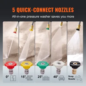 VEVOR Gas Powered Pressure <b>Washer</b> with 4400 PSI 4.0 GPM 200bar Max Pressure <b>Copper</b> Pump and 5 Spray Gun Extension Wand - Product Image 4