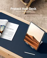 Tapis de souris en cuir de grande taille XL, imperméable, pour écrire, épaisseur 3 mm, style d'impression par sublimation, utilisation au bureau, FuDing LMP-042-Y