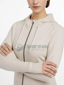 Sudadera con capucha para montar a caballo para mujer con forro polar jersey de manga larga sudadera Elegante ropa de moda ecuestre perfecta - Product Image 4