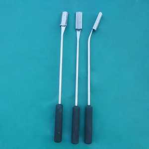 Juego de 3 instrumentos veterinarios de alta calidad, escofina flotante Dental equina reutilizable para abajo hacia arriba, recta, aprobada por CE - Product Image 4