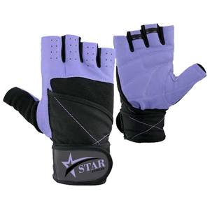 Guantes de Gimnasio de Cuero Cómodos con Correa de Muñeca Ajustable para Levantamiento de Pesas, Entrenamiento Físico y Deportes al Aire Libre - Product Image 6