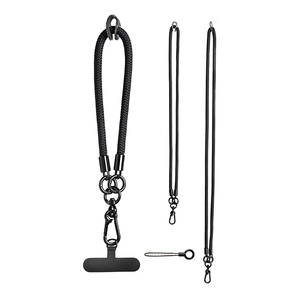 Universal Crossbody Nylon Lanyards Strap Case Mobile-Phone Rope Tether Patch Lanyard Mobile Phone Straps