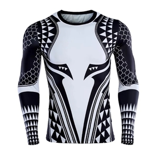 Nouvelle arrivée meilleure qualité plaine à manches longues Rush Guard pour hommes respirant élégant Rash Guard - Product Image 5