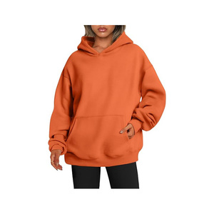 Vêtements pour femmes Sweat à capuche personnalisé pour femmes Premium Oversized Women Pull Over Hoodie - Product Image 3