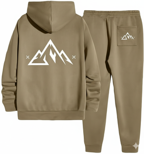 Survêtement à capuche pour hommes et femmes |   Conception personnalisée |   100% coton |   Solide |   Respirant et antibactérien |   Doublure en polaire |   Hiver | - Product Image 2