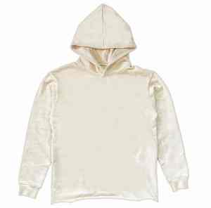 Sudaderas con capucha de alta calidad personalizadas Sudadera con capucha de algodón con logotipo personalizado sin bordes cortados para hombres - Product Image 3