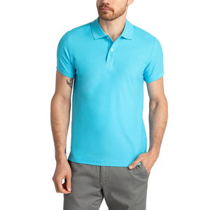 Polos para hombre Unisex 100% algodón diseño personalizado traje Vintage en blanco manga corta botón abajo Golf Polo camiseta - Product Image 4