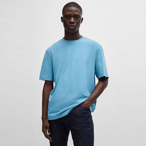 Camisetas de alta calidad de algodón/Bambú de punto con estampado personalizado más vendidas, tamaño cómodo, respetuoso con el medio ambiente y transpirable - Product Image 2