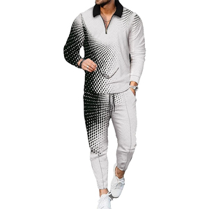 Moda hombre chándal bajo MOQ superventas hombres chándal peso ligero calle desgaste hombres chándal para venta en línea - Product Image 3