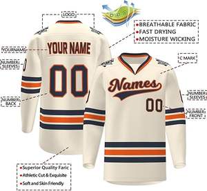 Uniforme de hockey sur glace avec logo personnalisé le plus populaire pour adultes ensembles grande taille Concevez votre propre style - Product Image 4