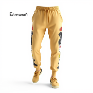 Pantalon de survêtement léger imprimé pour homme, confortable et décontracté, pour la salle de sport, la course et le quotidien, taille moyenne - Product Image 1
