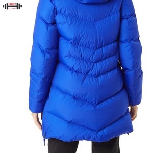 Vestes matelassées en toile d'hiver décontractées unisexes durables 2025 avec col montant, écologiques, respirantes, parkas en gros - Product Image 3