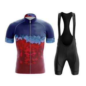 Uniformes de Ciclismo de Manga Corta Unisex Transpirables al por Mayor, 100% Poliéster, Impresión por Transferencia de Calor, el Mejor Diseño, Nuevo Estilo Deportivo - Product Image 1