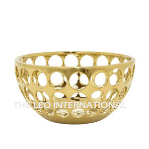 Bol en aluminium en forme de renne en laiton fini antique pour servir des collations Bol décoratif moderne pour la maison - Product Image 5