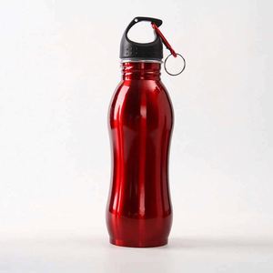 Red Stainless Steel Vacuum Insulated Water Bottle Double Wall Leak-Proof Travel Outdoor With <b>Lid</b> - Product Image 1