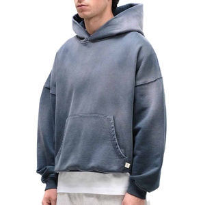 Sudadera con Capucha de Felpa Francesa para Hombre, Diseño Extra Grande, Sin Cordones, Invierno, Unisex, Bordado Personalizado, Nueva Colección 2025 - Product Image 1