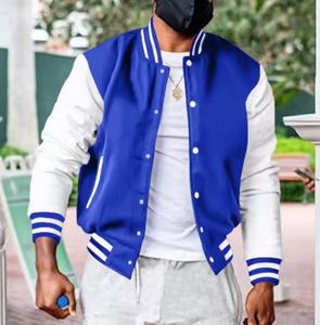 Chaqueta cortavientos Varsity de fabricante de alta calidad para hombre, Mangas de cuero bordadas, chaquetas Varsity Letterman de béisbol personalizadas - Product Image 3