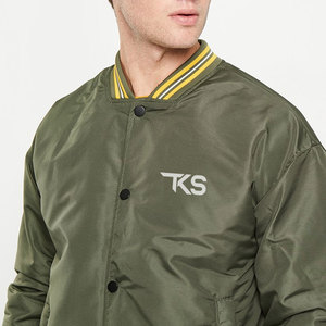Chaquetas de bombardero personalizadas de alta calidad para hombres, diseño 2025 para hombres, diseño de buena calidad, chaquetas de bombardero para ropa de calle - Product Image 4