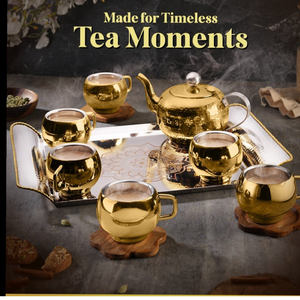 Juego de té de plata brillante perfecto para agregar sofisticación a su uso en la cocina del Hotel a precio barato al por mayor de proveedor indio - Product Image 2