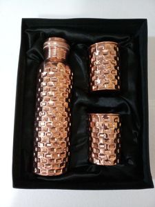 Top Ranking Printed <b>Copper</b> Water for Health Benefit <b>Copper</b> <b>Bottle</b> Health Benefits Drinkware Export by Aaliyan Impex - Product Image 5