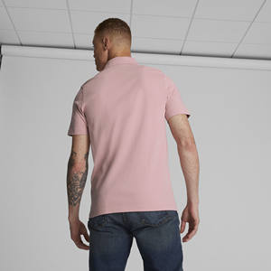 Polo informal de manga corta para hombre, camisa deportiva regular no tejida sólida de gran tamaño OEM ODM Turn-Down, nuevo Top de punto de Pakistán - Product Image 5