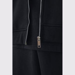 Los hombres de alta calidad de peso pesado de gran tamaño Streetwear sudaderas con capucha de lujo logotipo personalizado al por mayor 350 Gsm Sudadera con capucha en blanco hombro caído - Product Image 2