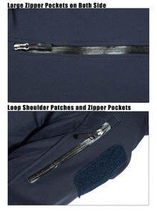 Chaqueta Táctica Softshell Unisex Personalizable de Alta Calidad, Lona Delgada con Múltiples Bolsillos para Actividades al Aire Libre - Product Image 5