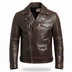 Chaqueta de Motociclista para Hombre, Estilo Ajustado, para Conducir y Ropa Casual de Calle - Product Image 1