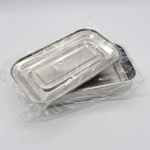 ถาดสี่เหลี่ยมใส่อุปกรณ์ผ่าตัดทางทันตกรรมแบบใช้รูพรุนถาดสแตนเลสกล่องถาดฆ่าเชื้อ - Product Image 2