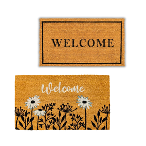 Tapis de bienvenue en fibre de coco du Vietnam avec PVC fait à la main pour porte, cuisine, toilettes - Product Image 1