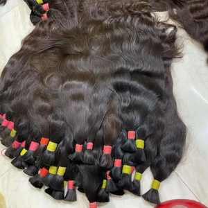 Authentique tissage de cheveux de temple vierge du sud de l'Inde Extensions de cheveux humains bruts Perruque naturelle Exportation d'usine - Product Image 3