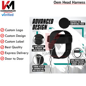 อุปกรณ์บริหารกล้ามเนื้อคอ ปรับระดับได้ สายรัดคางแบบพกพา อุปกรณ์ยกน้ำหนักสำหรับออกกำลังกายที่บ้าน - Product Image 5