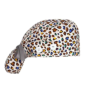 Gorro Quirúrgico Unisex Estampado al por Mayor, Tela de Algodón con Spandex, Gorro Médico de Calidad para Enfermeras y Doctores - Product Image 3