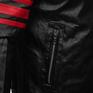 Chaqueta de Cuero Personalizada para Hombre, Invierno, Lona Ecológica, Impermeable, OEM ODM, Tela Ligera, Precio Razonable - Product Image 6