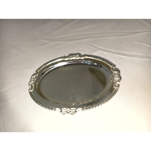 Made of Stainless Steel Food <b>Serving</b> Tray With Designer Handle High Quality Silver Tray for Food Dessert <b>Serving</b> Tray - Product Image 5