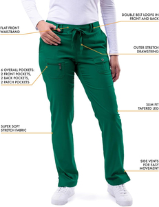 Uniformes de gommage exclusifs en gros ensembles médecins infirmières hôpital médical gommage costumes survêtement coton unisexe grande taille personnalisé 2025 - Product Image 4