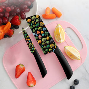 Juego de Cuchillos de Chef de Cerámica de Alta Calidad, 6 Piezas, con Mangos de Plástico, para Entusiastas de la Cocina, en Existencia, Superventas 2026 - Product Image 3