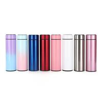 Termo de Acero Inoxidable con Pantalla LED de Temperatura, Botella de Agua Inteligente con Batería Digital, Personalizable