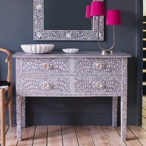 ตู้ไม้แกะสลักลายดอกไม้แบบโมเดิร์นสั่งทำพิเศษ คุณภาพสูงสุด เฟอร์นิเจอร์บ้าน ห้องนอน ห้องนั่งเล่น ห้องรับประทานอาหาร - Product Image 4