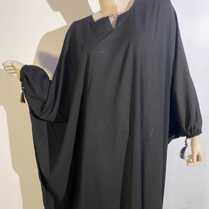 Kimono informal bordado a mano modesto elegante para mujer Abaya XXL tamaño hecho a mano para adultos botón característica transpirable - Product Image 1