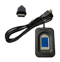 ماسح ضوئي للبصمات البيومترية من نوع USB-C طراز Precision PB510 بدقة 508 نقطة في البوصة مع ضمان لمدة عام واحد