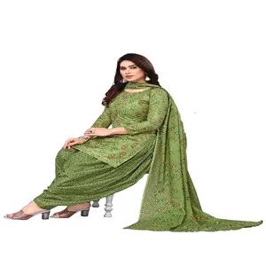 Traje Salwar de mujer de último diseño Salwar Kameez nupcial para fiesta de deshierbe de proveedor y exportador indio