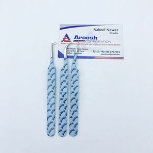 Haute qualité en acier inoxydable pointe pointue J courbe pince à cils 90 degrés Extension de cils fibre professionnelle en gros - Product Image 2