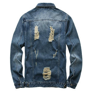 Oversized <b>Men</b> Denim <b>Jacket</b> with Casual Streetwear Look <b>Men</b> Denim <b>Jacket</b> with <b>Sherpa</b> Collar and Inner Lining - Product Image 2