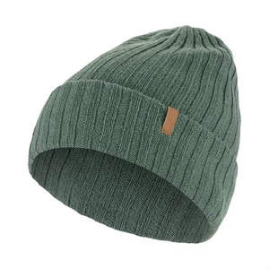 Gorro de Punto con Forro Polar Suave, Gorro de Esquí Grueso para Exteriores, Gorro de Invierno Cálido de Color Sólido con Vuelta para Hombre y Mujer - Product Image 6