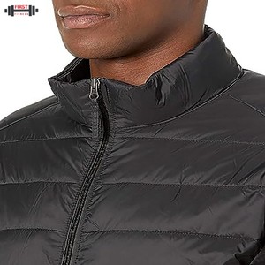 Chaqueta Acolchada para Hombre al por Mayor de Fábrica, Logotipo de Marca Personalizado, Corte Entallado, Cuello Alto, Tela de Lona, Transpirable, Antibacteriana - Product Image 5