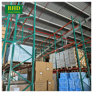 BHD Vietnam High Quality Teardrop Pallet <b>Rack</b> Made Steel Green RAL6000 Selective Corrosion Protection 11000-51000lbs Capacity - Product Image 5
