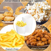 Emballages personnalisés pour frites, pliables, avec revêtement UV, gaufrage, pelliculage mat/brillant, couleurs et logos personnalisés, pour chips de pommes de terre